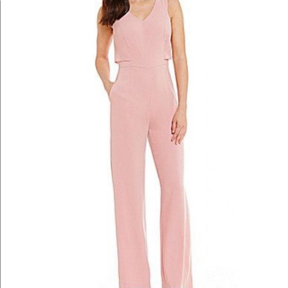 ANTONIO MELANI Blush Sleeveless Jumpsuit